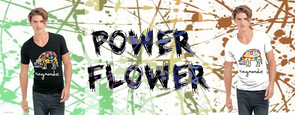 Power Flower • t-shirt man